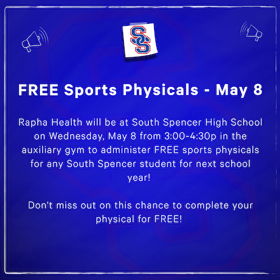 Free Sports Physicals - May 8 cover photo