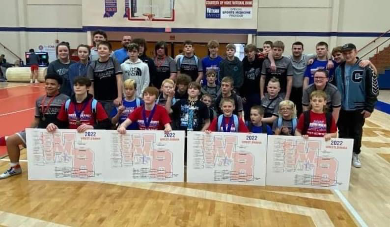 Wrestling takes the WEBO team title with 4 Champs cover photo