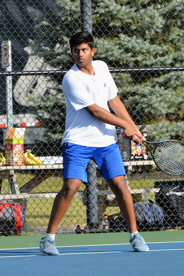 Dogs cruise past Columbus East in Sectional tennis cover photo