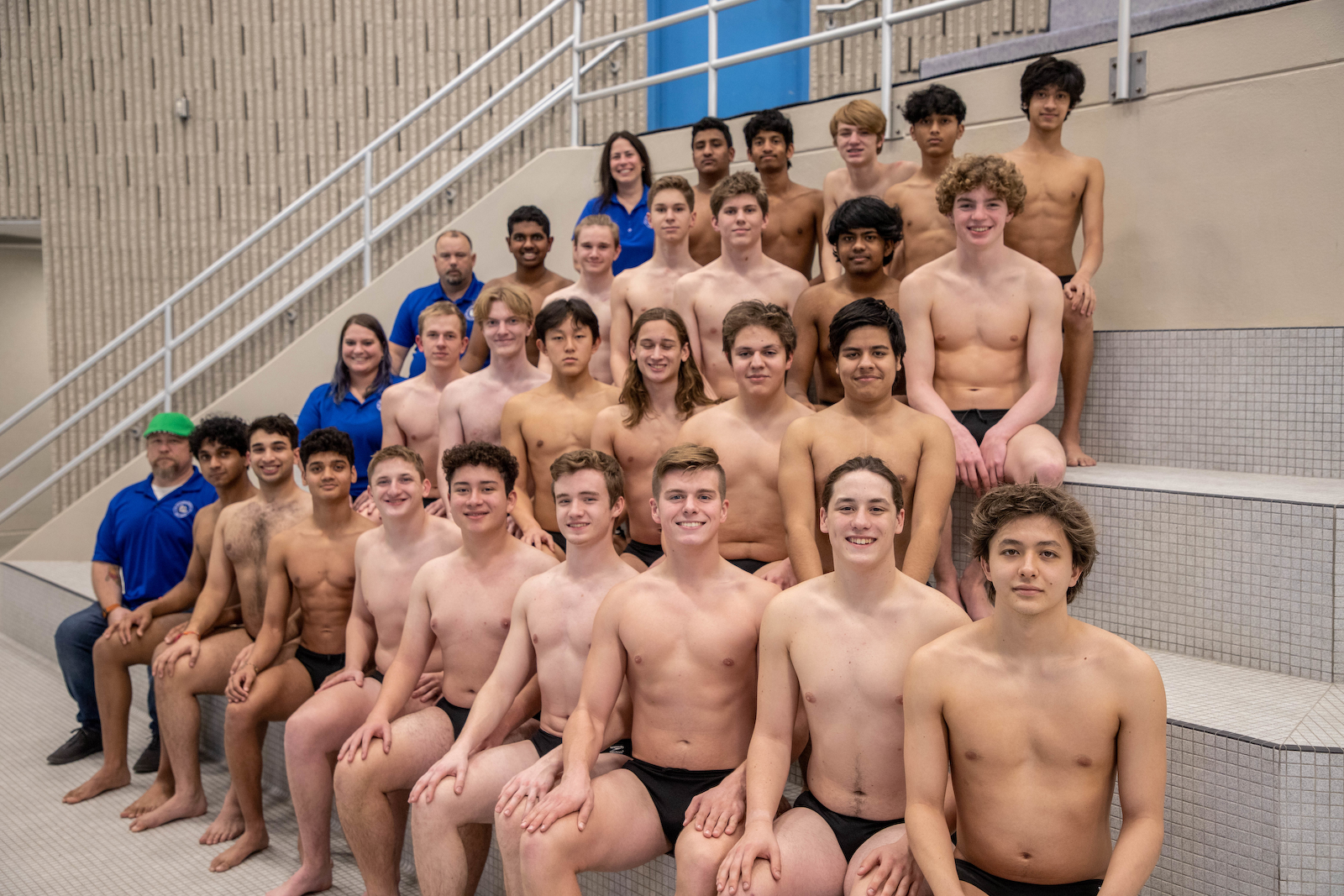 Boys swimmers compete at East Central sectional cover photo