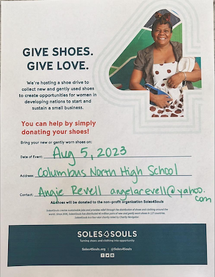 Booster Club hosting shoe drive during Blue and White Night cover photo