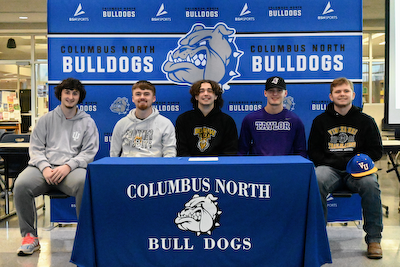 Five Columbus North student athletes participate in collegiate signing ceremony cover photo