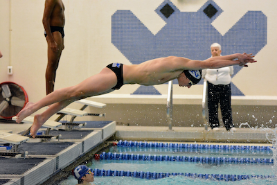 Swim and Dive teams get season started against Franklin Community cover photo