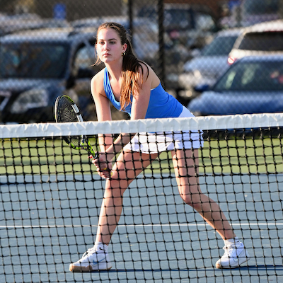 Tennis stays perfect in victory over Bloomington North cover photo