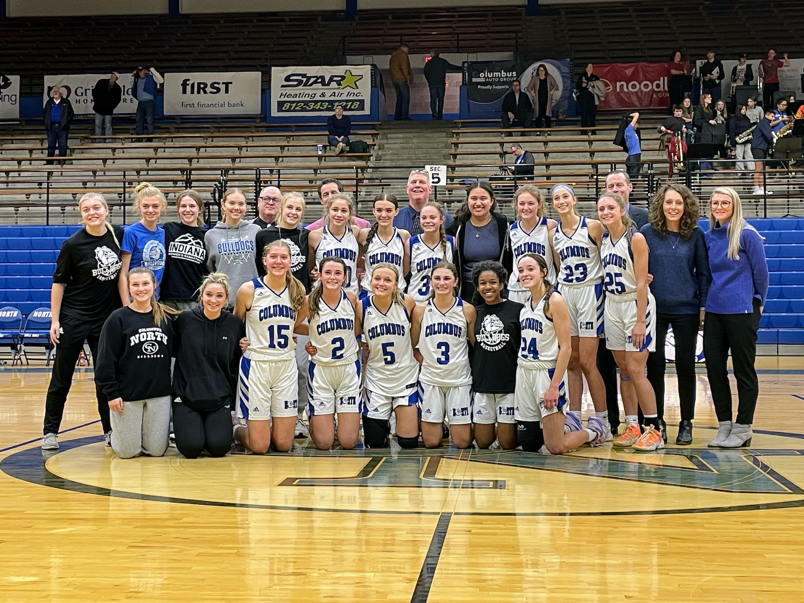 Fourth quarter rally earns Bull Dogs an undefeated conference title in girls basketball cover photo