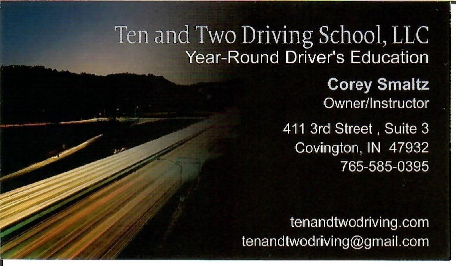Ten and Two Driving School
