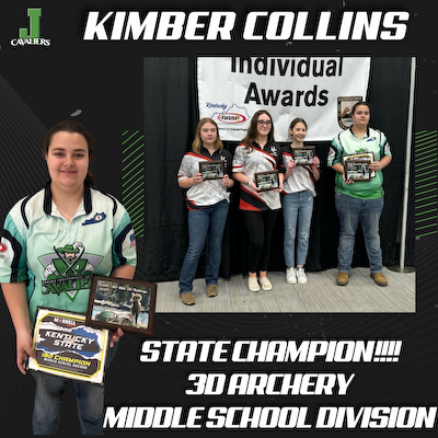 Kimber Collins Archery State Champion again!! cover photo
