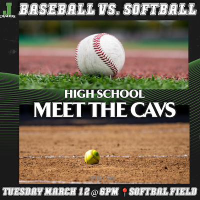 High School Softball/Baseball Meet the Cavs! cover photo