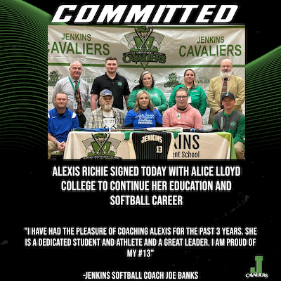 Alexis Richie signs with ALC for Softball! cover photo