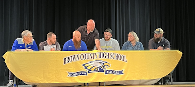 Senior Brayden Hedger Signs with Franklin College to play football cover photo