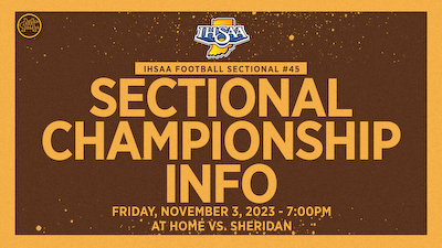 2023 IHSAA Sectional #45 Championship - Football Information cover photo
