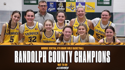 8th Grade Girls Basketball wins the Randolph County Tournament cover photo