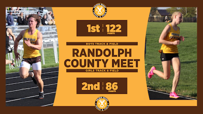 Varsity Track & Field: Boys 1st, Girls 2nd at Randolph County Meet cover photo
