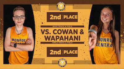 Girls and Boys Both Place 2nd; Varsity Track & Field vs. Cowan & Wapahani cover photo