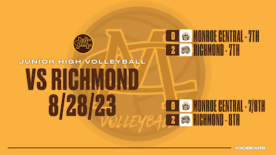 Junior High Volleyball falls to Richmond Dennis cover photo