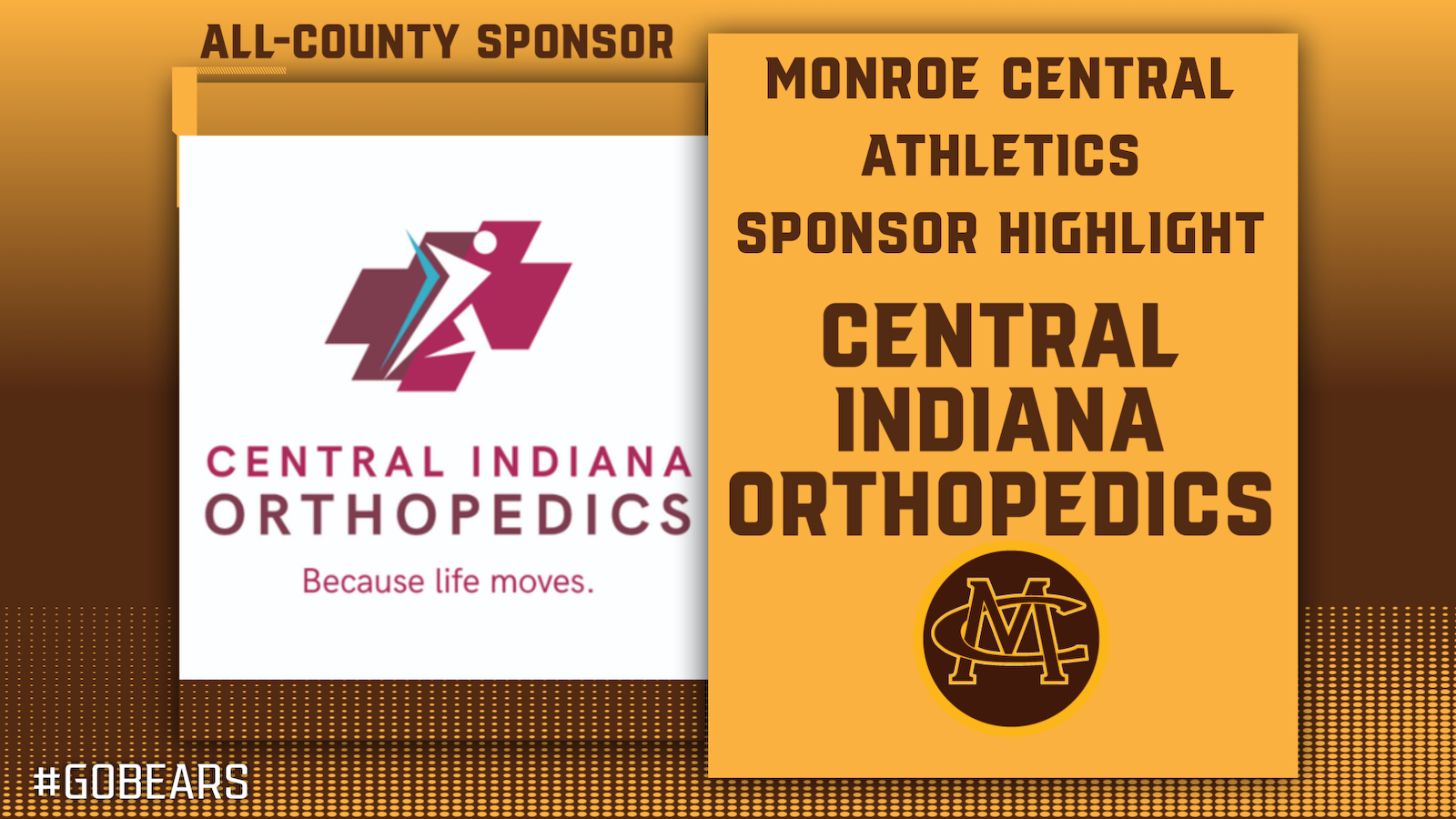 ALL-COUNTY SPONSOR - CENTRAL INDIANA ORTHOPEDICS