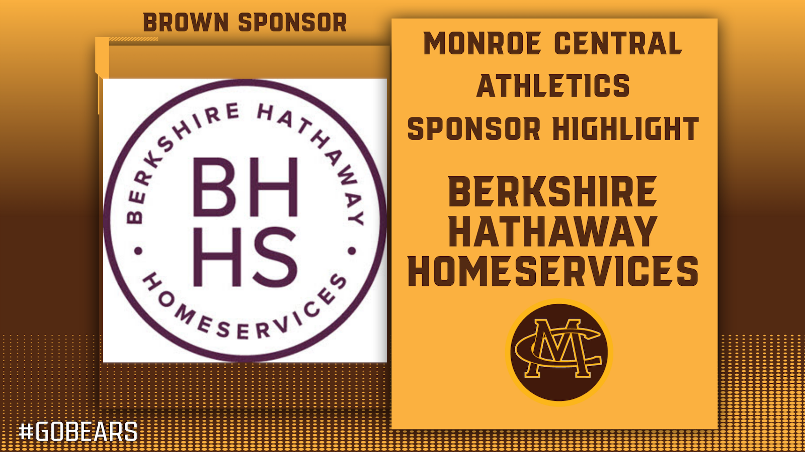BROWN SPONSOR - BERKSHIRE HATHAWAY HOMESERVICES