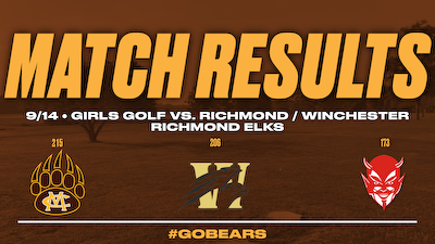 Varsity Girls Golf falls to Richmond and Winchester cover photo