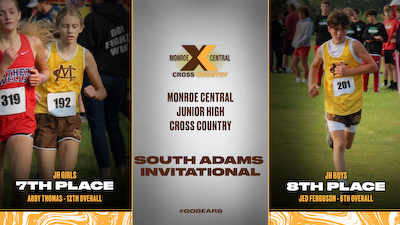 Boys 8th, Girls 7th - Junior High Cross Country at South Adams Invitational cover photo
