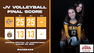JV Volleyball falls to Hagerstown cover photo