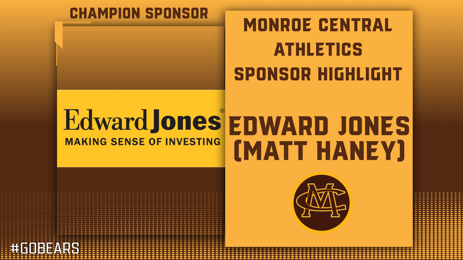 CHAMPION SPONSOR - EDWARD JONES (MATT HANEY)