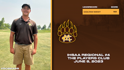 Coltan West finishes season at IHSAA Regional #4 cover photo