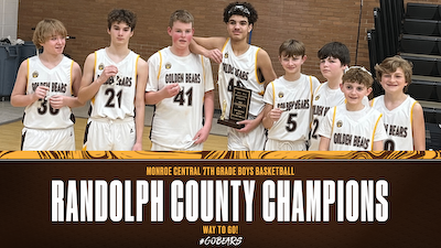 7th Grade Boys Basketball wins the Randolph County Tournament cover photo
