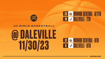 Both Junior High Girls Basketball teams defeat Daleville cover photo