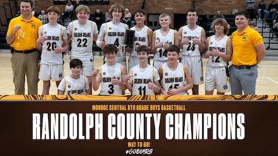 8th Grade Boys Basketball wins the Randolph County Tournament cover photo