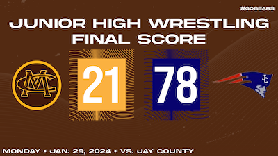 Junior High Wrestling falls to Jay County cover photo
