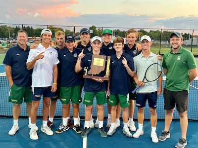 Boys Tennis Wins Sectionals cover photo