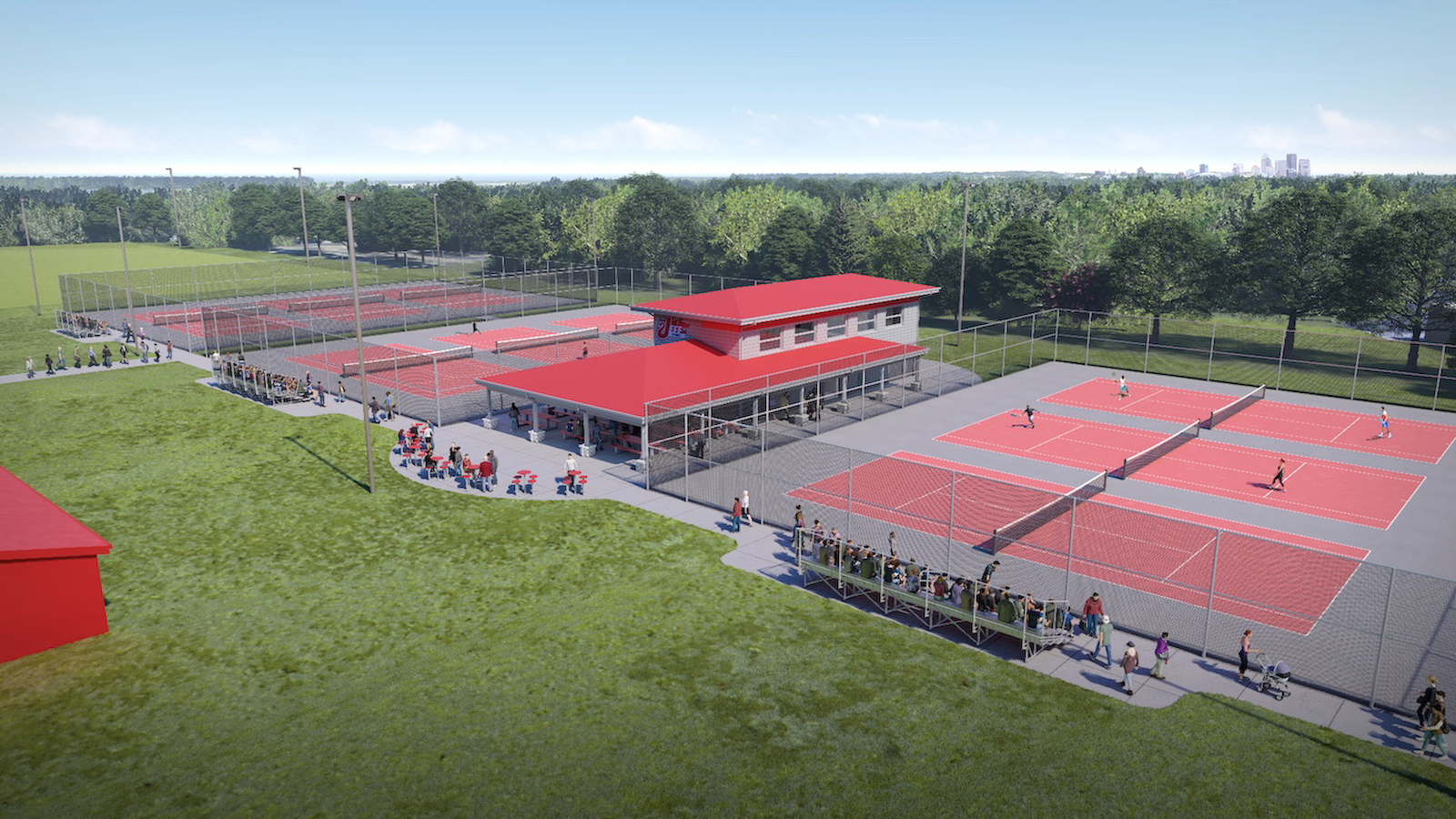 Mark Reilly Tennis Center Renderings gallery cover photo