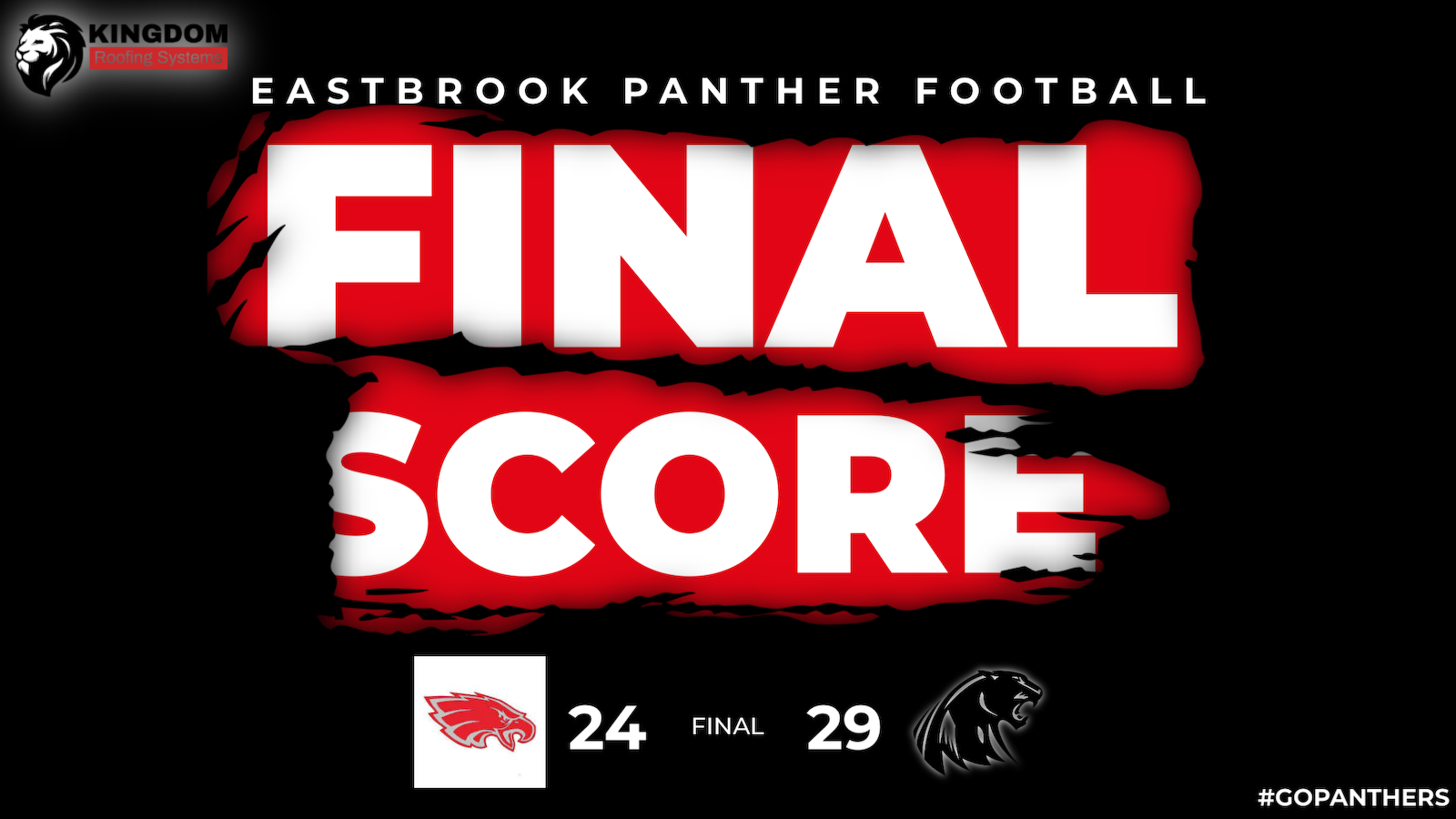 Panther Football Defeats Frankton cover photo