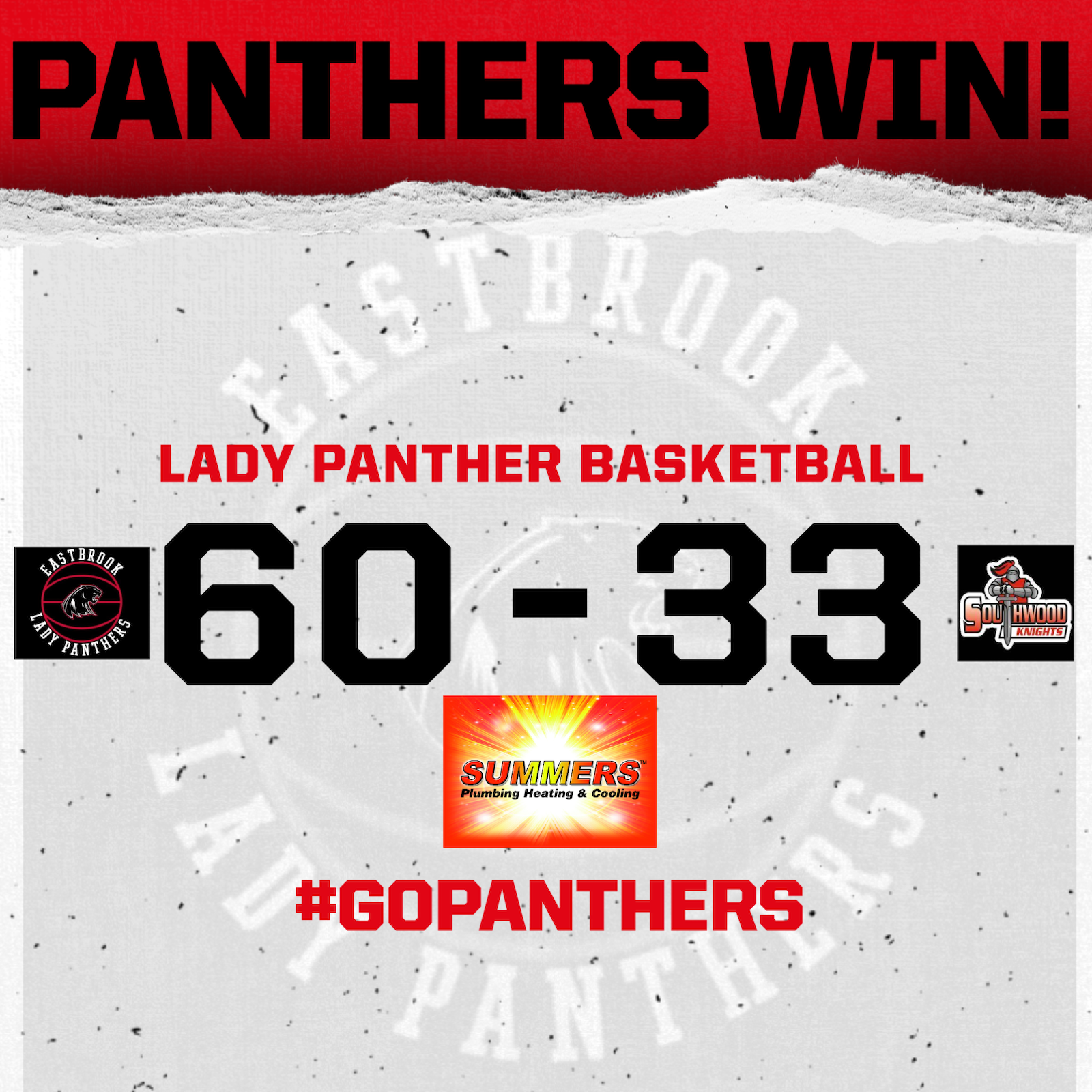 Lady Panthers Top Southwood cover photo