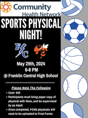 Sports Physical Night: May 29th cover photo
