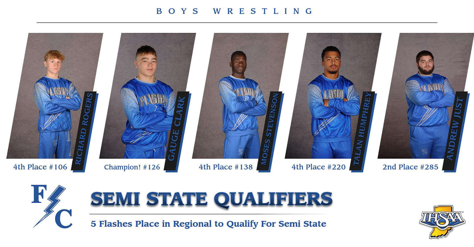 Flashes Wrestlers At Semi State! cover photo
