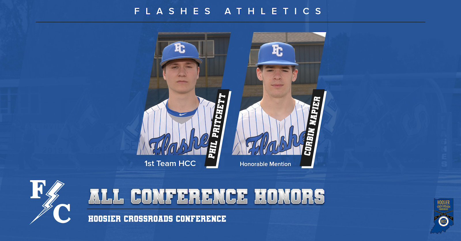 All Conference Baseball Players cover photo