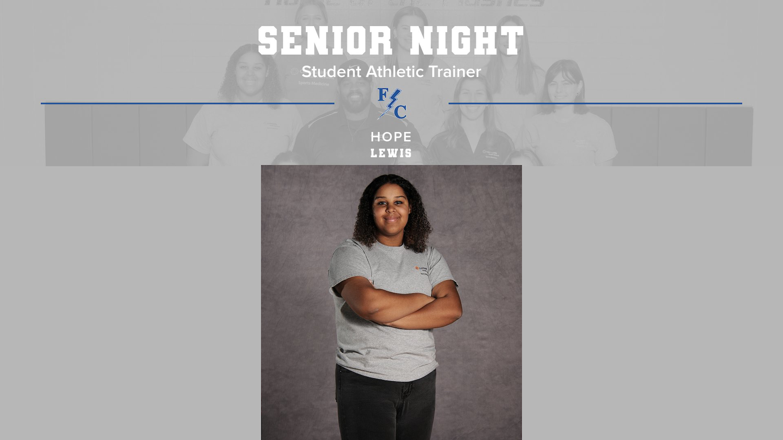 Wrestling and Student Athletic Trainer Senior Night cover photo