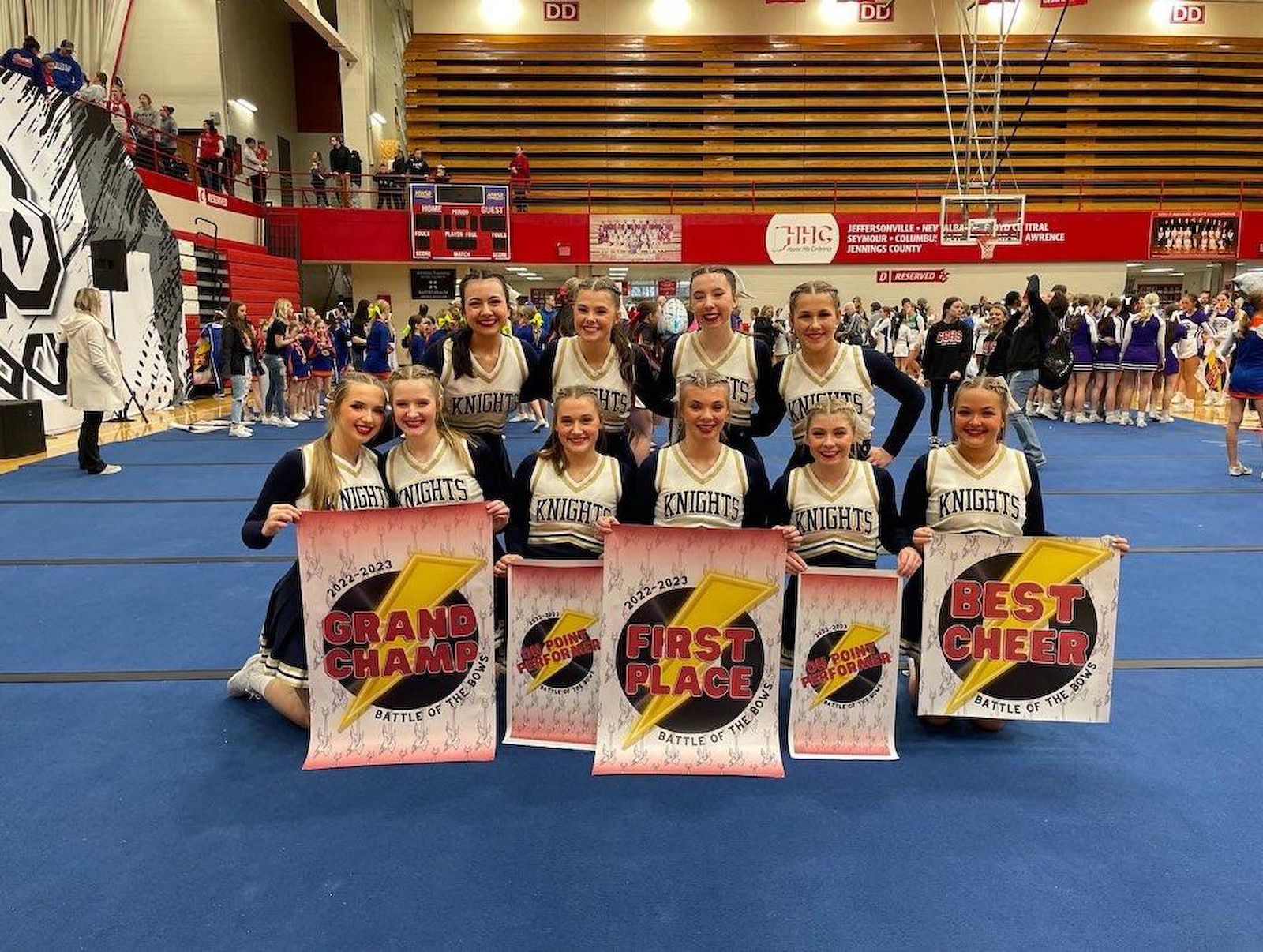 Cheerleaders Compete in Jeffersonville cover photo