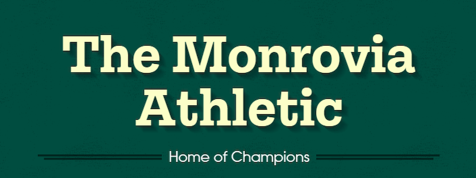 The Monrovia Athletic Newsletter:  January 20th cover photo
