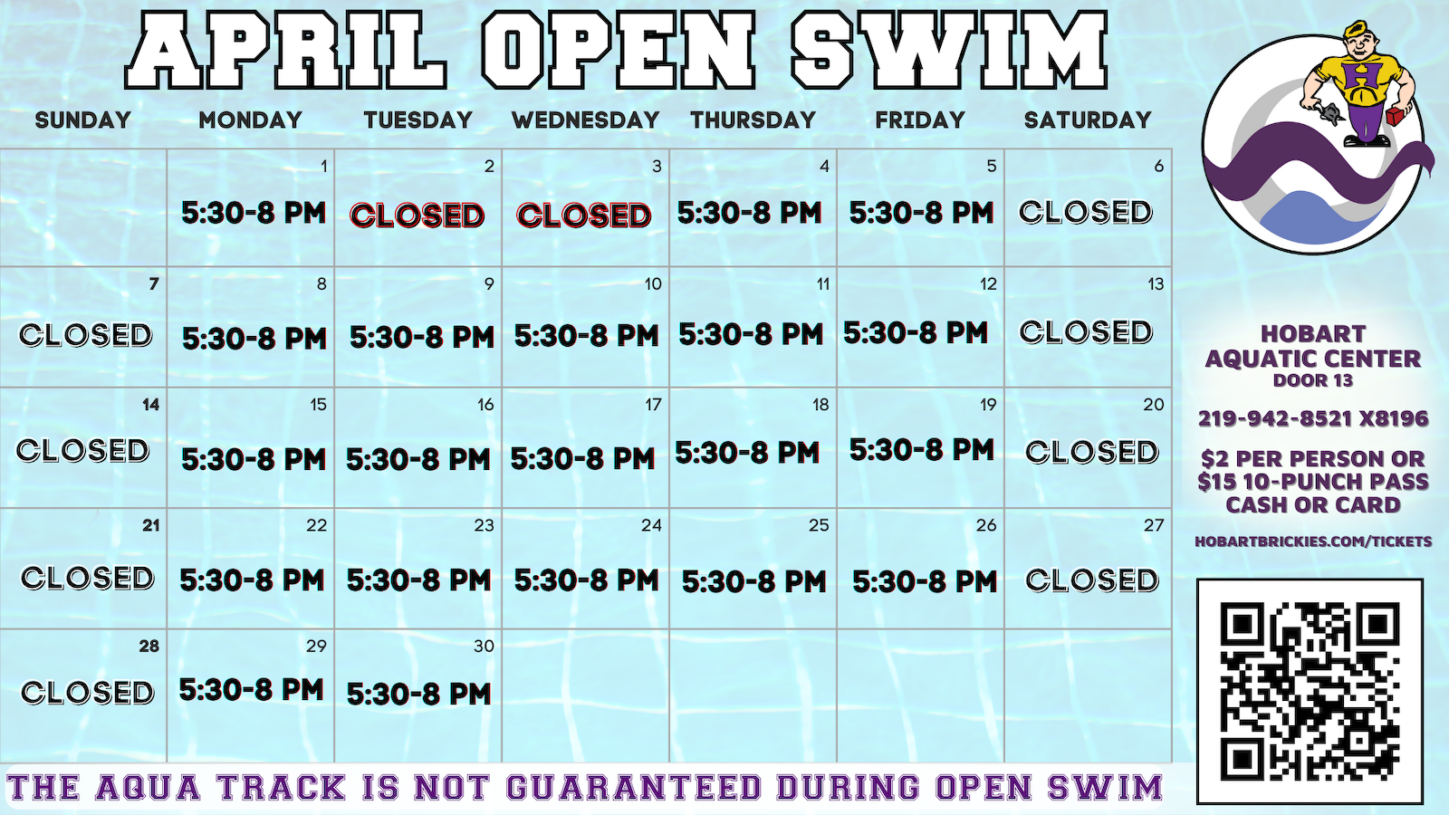 April Open Swim gallery cover photo
