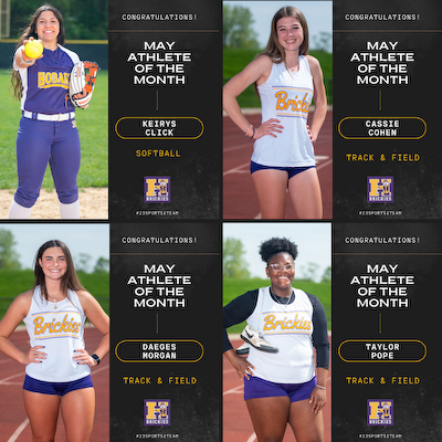 Congrats to our Lady Brickie May Athletes of the Month! cover photo