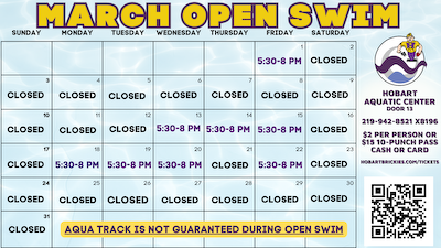 March Open Swim cover photo