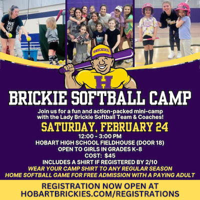 Sign up for the Brickie Softball Camp cover photo
