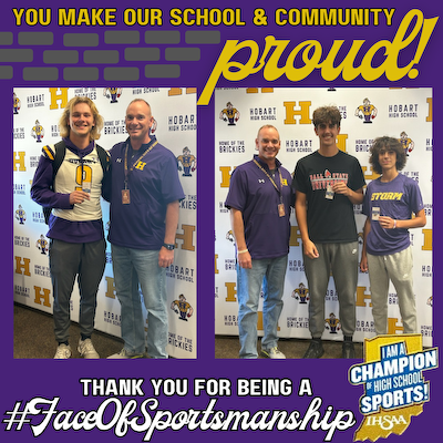 Students awarded IHSAA #ChampionofHighSchoolSports pin cover photo
