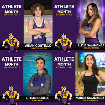 Congratulations to our December Athletes of the Month! cover photo