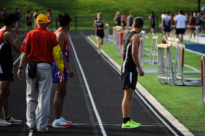 Blackhawk boys' track battles at Bedford North Lawrence Sectional gallery cover photo