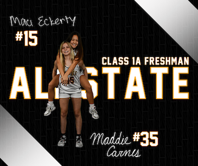 Carnes, Eckerty earn Freshman All-State honors cover photo