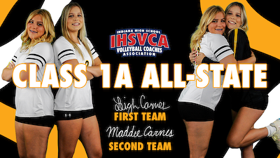 Carnes sisters named All-State by IHSVCA cover photo