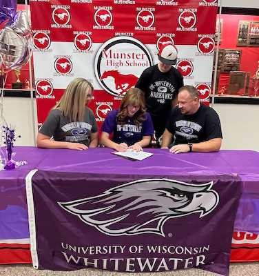 Addison Sanow signs with the University of Wisconsin Whitewater! gallery cover photo